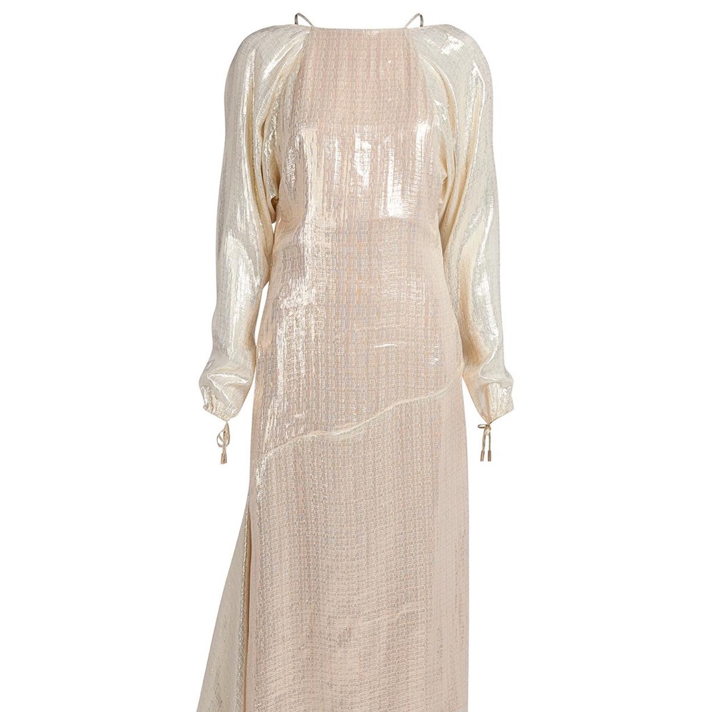 Alice mcall Women’s metallic open back dress